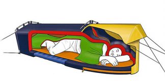 This all-in-one sleeping bag and tent hybrid is about to revolutionize camping forever