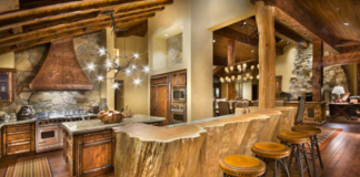 The Kitchen is Clearly Spectacular, and the Indoor Pool? This Log Cabin is Out of a Dream