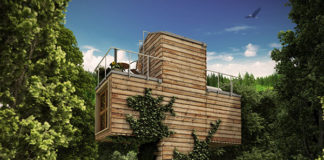 He Built A Tiny House Out Of Shipping Containers In A Very Holy Shape!