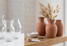 How to Make a DIY Trash-to-Treasure Faux Ceramic Vase (With Baking Powder!)