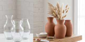 How to Make a DIY Trash-to-Treasure Faux Ceramic Vase (With Baking Powder!)